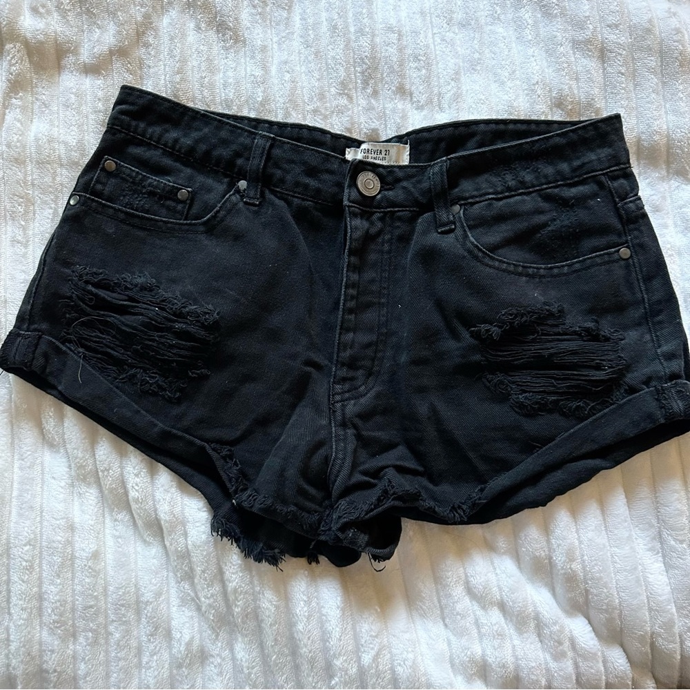 F21 Jean Shorts